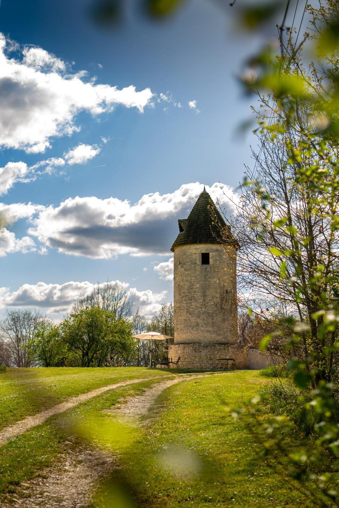 Enchanting Windmill Retreat Loubes-Bernac Exterior photo
